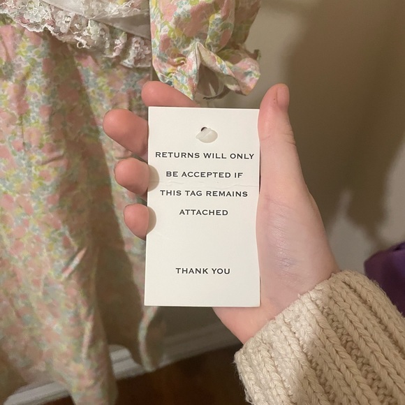 For Love & Lemons Floral Puff Sleeve Dress - Picture 4 of 8